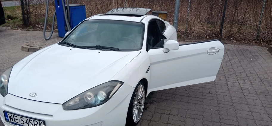 Hyundai Coupe cena 18000 przebieg: 160000, rok produkcji 2008 z Warszawa małe 106